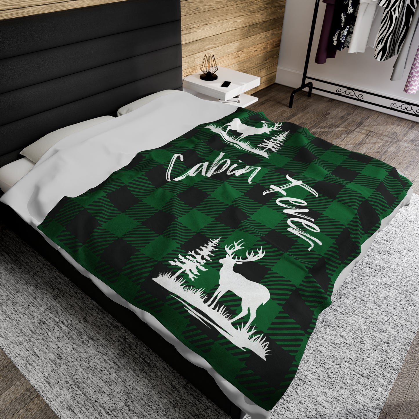 Cabin Fever Plaid Throw | Plush Velveteen