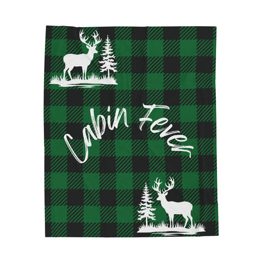 Cabin Fever Plaid Throw | Plush Velveteen