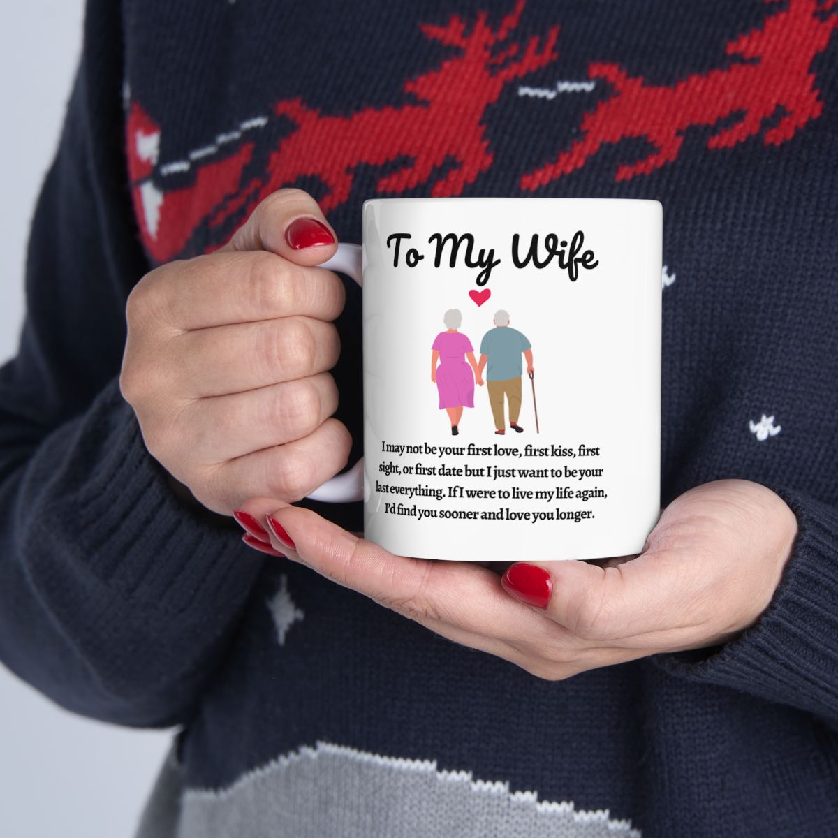 Mug - To My Wife Ceramic Mug, 11oz,