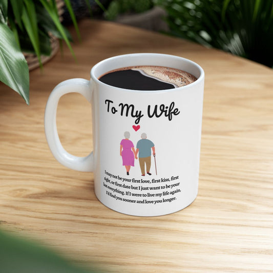 Mug - To My Wife Ceramic Mug, 11oz,