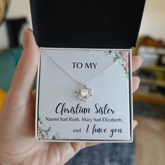 Christian Sister | Love Knot Necklace |