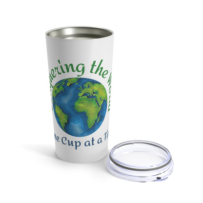 Conquering the World | Tumbler 20oz | Back to School