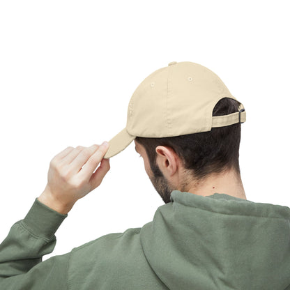 Unisex Distressed Wilderness Cap - Nature-Inspired Design with Deer and Trees