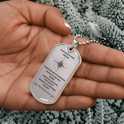 Graduate | Compass | Designer Dog Tag | Gift for Grads