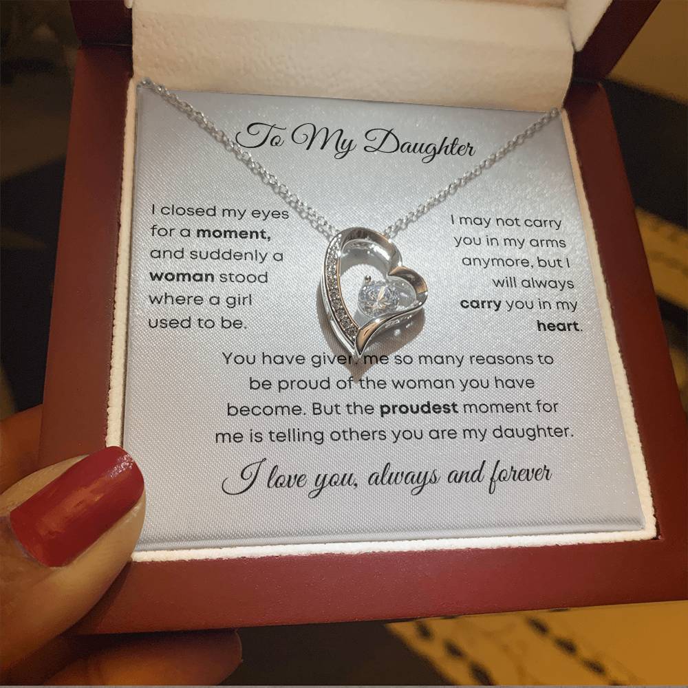 To My Daughter | Forever Love Necklace | Gift for Daughter