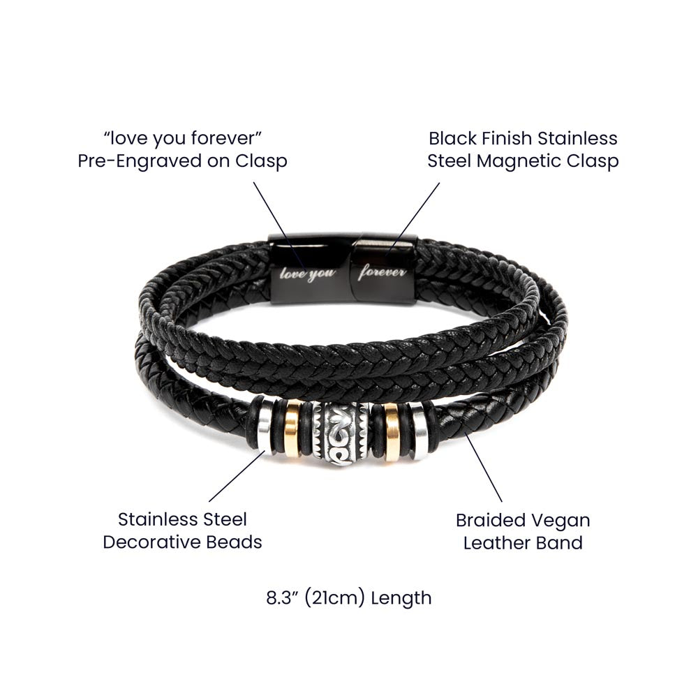 Gifts for Dad | Dad | Love You Forever Bracelet