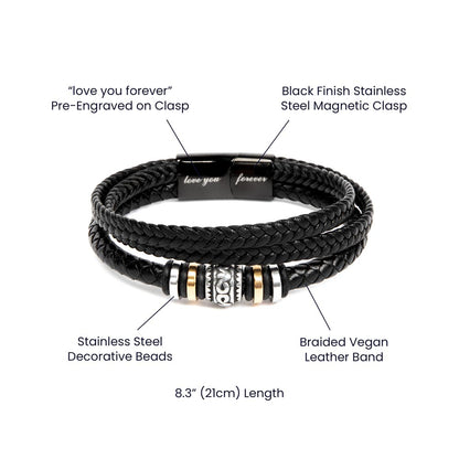 Gifts for Dad | Dad | Love You Forever Bracelet