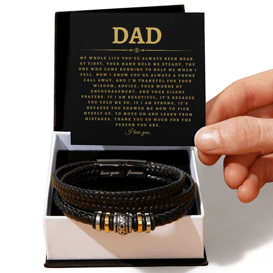 Gifts for Dad | Dad | Love You Forever Bracelet