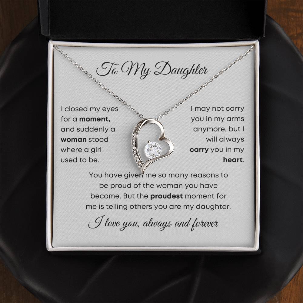 To My Daughter | Forever Love Necklace | Gift for Daughter