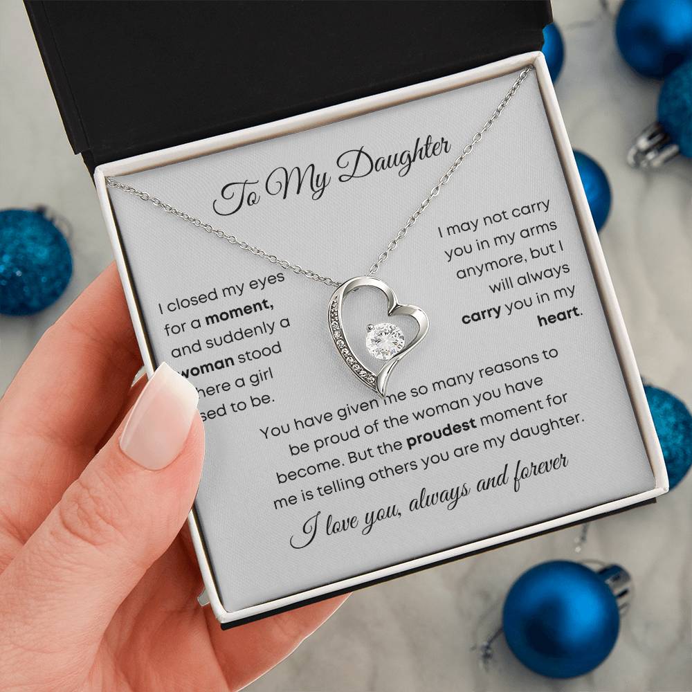 To My Daughter | Forever Love Necklace | Gift for Daughter