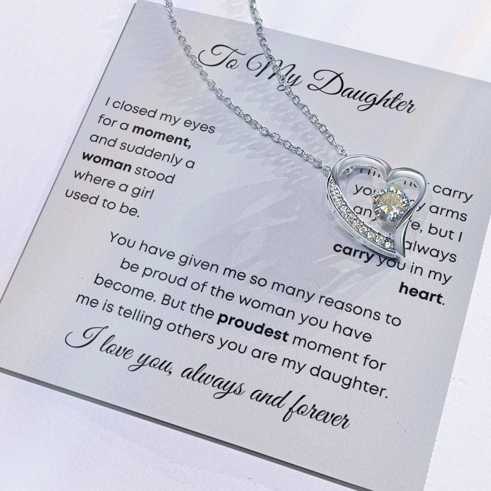 To My Daughter | Forever Love Necklace | Gift for Daughter