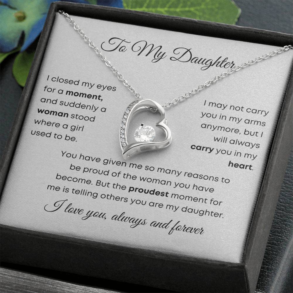 To My Daughter | Forever Love Necklace | Gift for Daughter